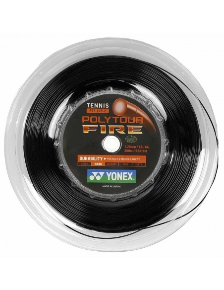 Yonex Poly Tour Fire Black 1,25 (200mt) Yonex Poly Tour Fire Black 1,25 (200mt)