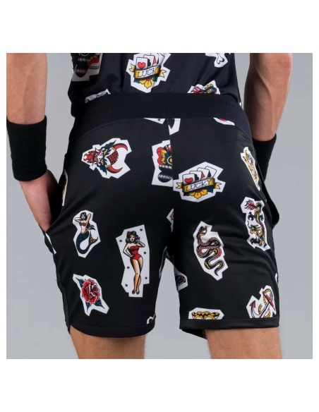 Hydrogen Tattoo Tech Short Black