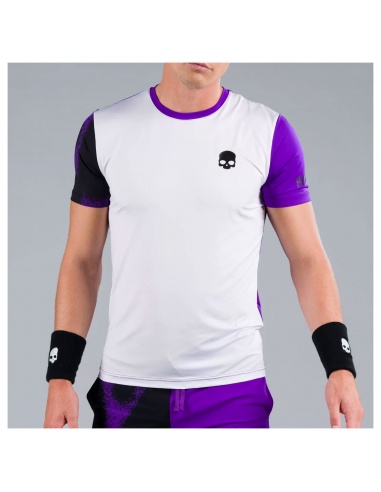 Hydrogen Bicolor Spray Tech Tee Purple