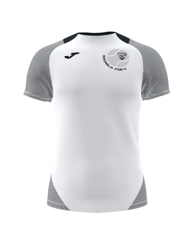 Joma T-Shirt Padel Por 4 White/Black