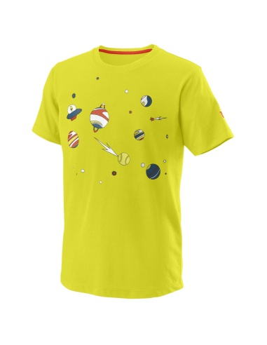 Wilson T-Shirt Planetary Yellow