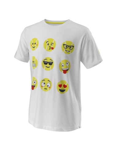 Wilson T-Shirt Emotion Fun White