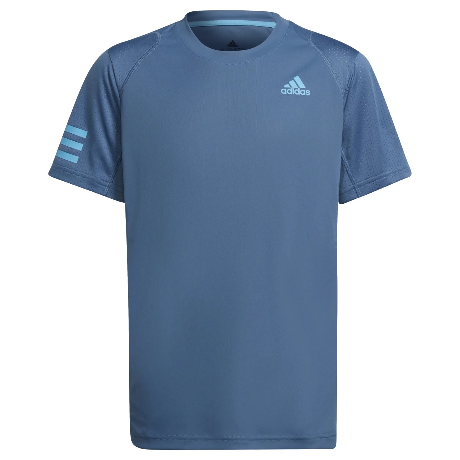 Adidas Club Stripes T-Shirt Boy Sky