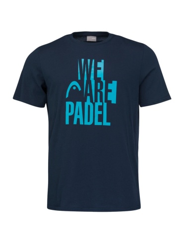 Head T-Shirt WAP Bold Padel Blu