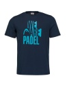 Head T-Shirt WAP Bold Padel Blu