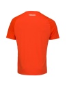 Head T-Shirt Top Spin Tangerine/Print Vision