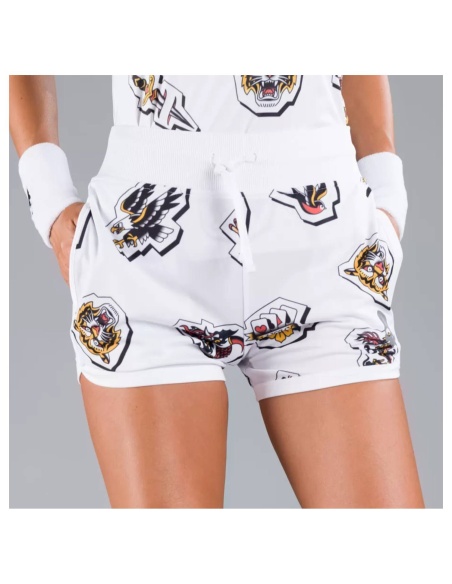 Hydrogen Tattoo Tech Short White