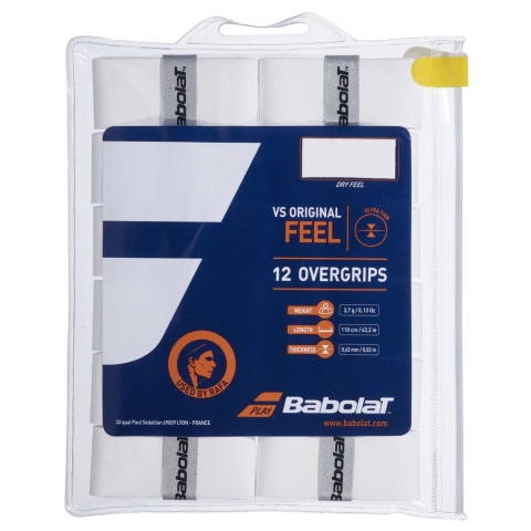 BABOLAT VS Original Overgrip White  x12