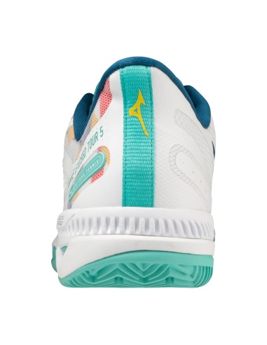 Mizuno Wave Exceed Tour 5 Clay White/Turquoise