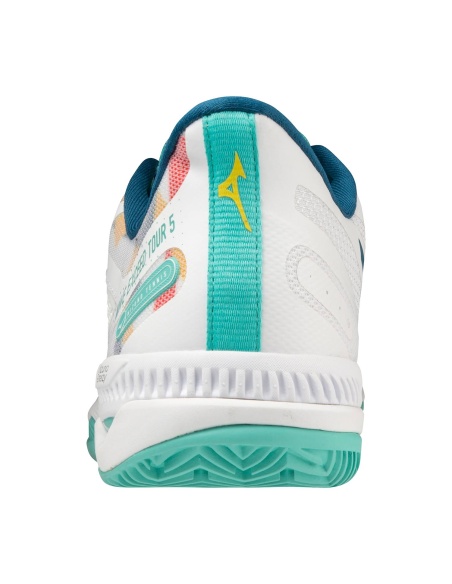Mizuno Wave Exceed Tour 5 Clay White/Turquoise Mizuno Wave Exceed Tour 5 Clay White/Turquoise
